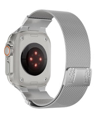Apple Watch Uyumlu Metal Paslanmaz Celik Royal Milano Loop Kordon