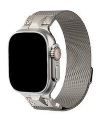 Apple Watch Uyumlu Metal Paslanmaz Celik Royal Milano Loop Kordon