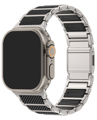 Apple Watch Uyumlu Karbon Titanyum Montblanc Loop Kordon