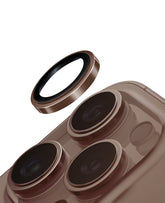 iPhone 16 Pro / Pro Max Uyumlu Uniq Optix Çelik Çerçeveli Safir Kamera Lens Koruyucu