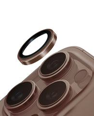 iPhone 16 Pro / Pro Max Uyumlu Uniq Optix Çelik Çerçeveli Safir Kamera Lens Koruyucu