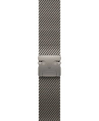Apple Watch Uyumlu Metal Hasır Paslanmaz Çelik Amares Loop Kordon