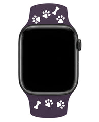 Apple Watch Uyumlu Pati Desenli Pawsense Silikon Loop Kordon