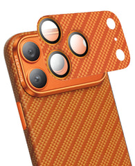 iPhone 17 Pro / Pro Max Uyumlu Keephone Kevlar Robin Kamera Lens Koruyucu
