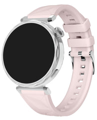 Huawei GT6 41mm / Huawei GT5 41mm / Huawei Gt4 41mm Uyumlu 18mm Tokalı Silikon Kordon