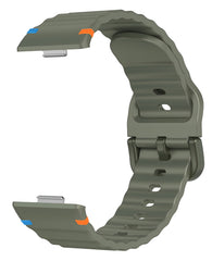 Huawei Watch Fit 3 / Fit 4 / Fit 4 Pro / Fit 5 / Fit 5 Pro Uyumlu Tokalı Silikon Kordon