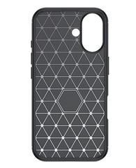 iPhone 16 Uyumlu Karbon Silikon Kılıf