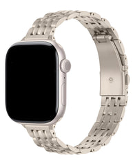 Apple Watch Uyumlu Metal Paslanmaz Çelik Slim Jubilee Loop Kordon