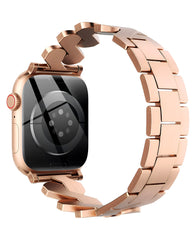 Apple Watch Uyumlu Metal Paslanmaz Celik Helix Loop Kordon