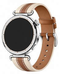 Huawei Gt 6 41mm / Huawei Gt 5 41mm / Huawei Gt 4 41mm Uyumlu 18mm Tokalı Deri Kordon