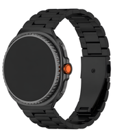 Samsung Galaxy Watch 8 9 40mm / 44mm - Watch 8 Classic 46mm Uyumlu Metal Paslanmaz Çelik Oyster Loop Kordon