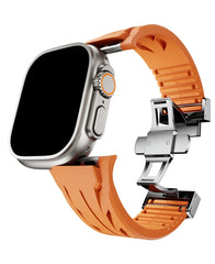 Apple Watch Uyumlu Metal Tokalı Silikon Apex Loop Kordon