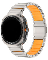 Samsung Galaxy Watch 7 Ultra / Watch Ultra 2 Uyumlu Manyetik Tokalı Metal Kordon