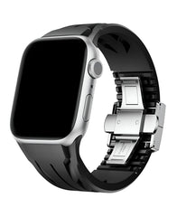 Apple Watch Uyumlu Metal Tokalı Silikon Apex Loop Kordon