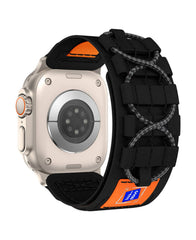 Apple Watch Uyumlu Örgü Kumaş Tactical Ranger Loop Kordon