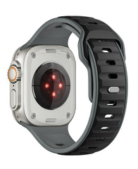 Apple Watch Uyumlu Çift Renk Silikon Twinpair Loop Kordon