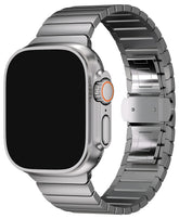 Apple Watch Uyumlu Metal Paslanmaz Çelik Poison Loop Kordon - Titanyum - Strapg
