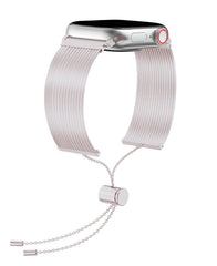 Apple Watch Uyumlu Metal Paslanmaz Çelik Roppel Loop Kordon - Strapg