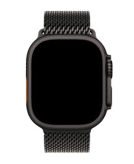 Apple Watch Uyumlu Metal Hasır Paslanmaz Çelik Amares Loop Kordon