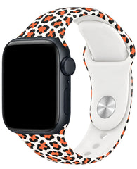 Apple Watch Uyumlu Desenli Spor Silikon Loop Kordon