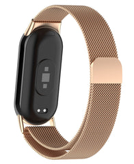 Xiaomi Mi Band 8 / 9 / 10 Uyumlu Metal Paslanmaz Çelik Kordon