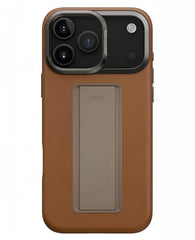 Uniq iPhone 17 Pro Uyumlu Heldro Pro Magsafe Standlı Vegan Deri Kılıf