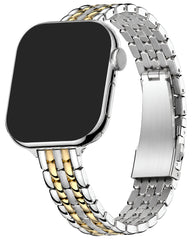 Apple Watch Uyumlu Slim Metal Paslanmaz Çelik Gliss Loop Korrdon