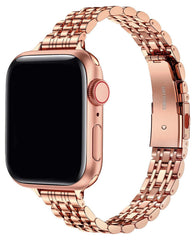 Apple Watch Uyumlu Metal Paslanmaz Çelik Slim Jubilee Loop Kordon