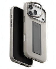 Uniq iPhone 17 Pro Uyumlu Heldro Pro Magsafe Standlı Vegan Deri Kılıf