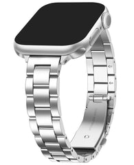 Apple Watch Uyumlu Metal Paslanmaz Çelik Slim Claren Loop Kordon