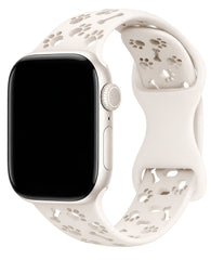 Apple Watch Uyumlu Pati Desenli Pawsense Silikon Loop Kordon