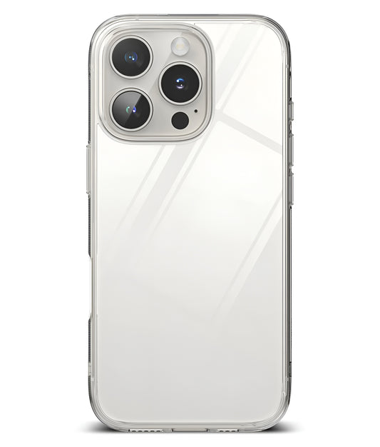 iPhone 16 Pro Uyumlu Sararmaz Sert Şeffaf Kılıf