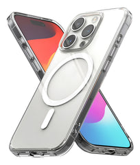 iPhone 14 Pro Max Uyumlu Sararmaz Sert Şeffaf Magsafe Kılıf - Şeffaf - Strapg