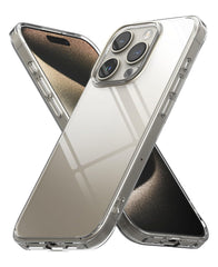 iPhone 15 Pro Max Uyumlu Sararmaz Sert Şeffaf Kılıf - Şeffaf - Strapg