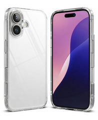 iPhone 16 Plus Uyumlu Sararmaz Sert Şeffaf Kılıf - Şeffaf - Strapg