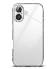 iPhone 16 Plus Uyumlu Sararmaz Sert Şeffaf Kılıf - Şeffaf - Strapg