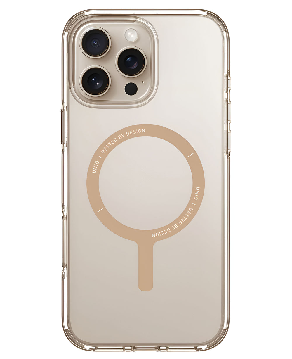 iPhone 16 Pro Uyumlu Uniq Clario Magsafe Kılıf - Çöl - Strapg