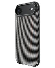 iPhone 17 Air Uyumlu Karbon Silikon Kılıf - Siyah - Strapg