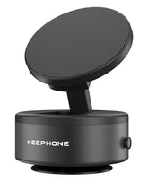 Keephone CR107 Vantuzlu 360 Dönebilir Taşınabilir Kablosuz Şarj Destekli Magsafe Araç Telefon Tutucu - Strapg