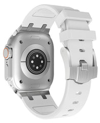Apple Watch Uyumlu Metal Tokalı Silikon Copper Loop Kordon