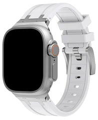 Apple Watch Uyumlu Metal Tokalı Silikon Copper Loop Kordon