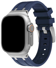 Apple Watch Uyumlu Metal Tokalı Silikon Copper Loop Kordon