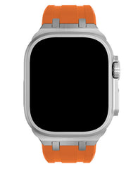 Apple Watch Uyumlu Metal Tokalı Silikon Copper Loop Kordon