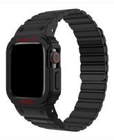 Manyetik Spor Silikon Airguard Loop Kordon - Siyah - Strapg