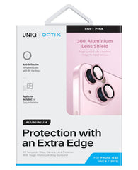 iPhone 15 Uyumlu Uniq Optix Alüminyum Kamera Lens Koruyucu