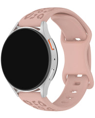 Samsung Galaxy Watch 4 5 6 7 Fe 40 44 Classic 42 43 46 47 mm Uyumlu 20mm Uyumlu Leopar Desenli Silikon Phantor Kordon