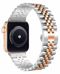Apple Watch Uyumlu Metal Paslanmaz Celik Jubilee Loop Kordon