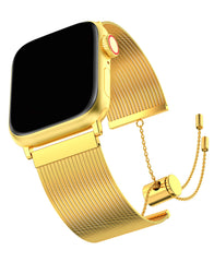 Apple Watch Uyumlu Metal Paslanmaz Çelik Roppel Loop Kordon