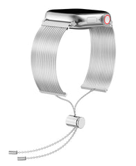 Apple Watch Uyumlu Metal Paslanmaz Çelik Roppel Loop Kordon
