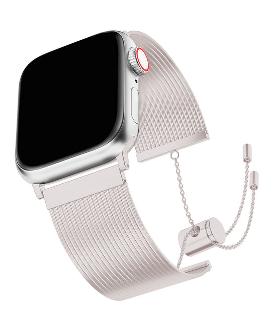 Apple Watch Uyumlu Metal Paslanmaz Çelik Roppel Loop Kordon